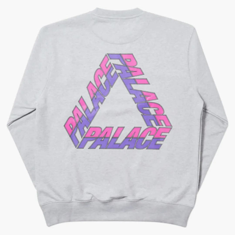Palace Split P3 Crew Crew Grey Marl