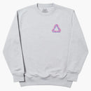 Palace Split P3 Crew Gray Marl