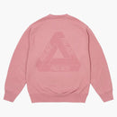 Palace Spray Tri-ferg Crew Dusty Mauve