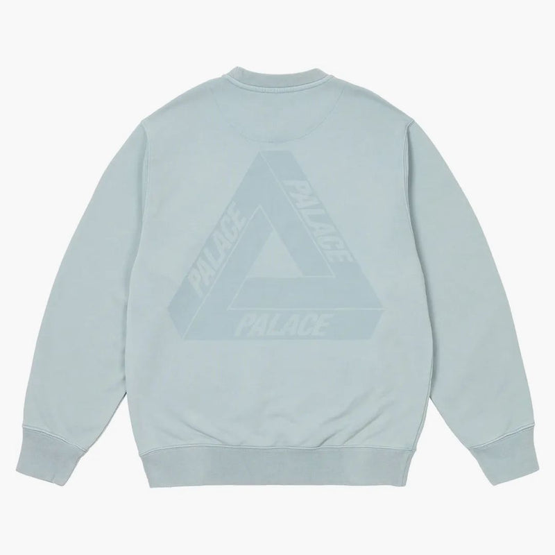 Palace Spray Tri-Ferg Crew Hazy Blue