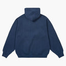 Palace Stamp Waffle Zip Hood Navy