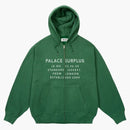 Palace Stamp Waffle Zip Hood Racey Green