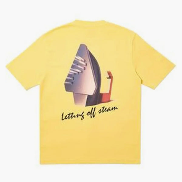 Palats ångande t-shirt gul