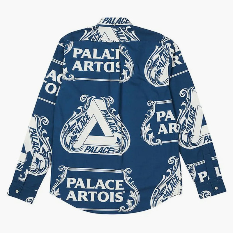 Palace Stella Artois Oxford Shirt Navy/White