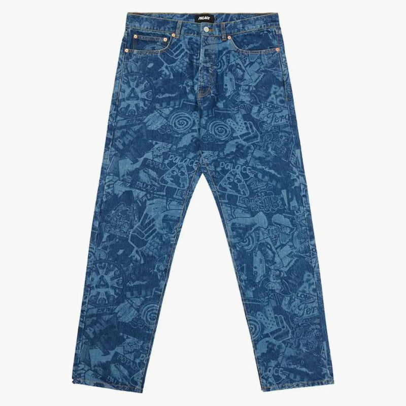 Palace Sticker Pack Denim Jean Stonewash