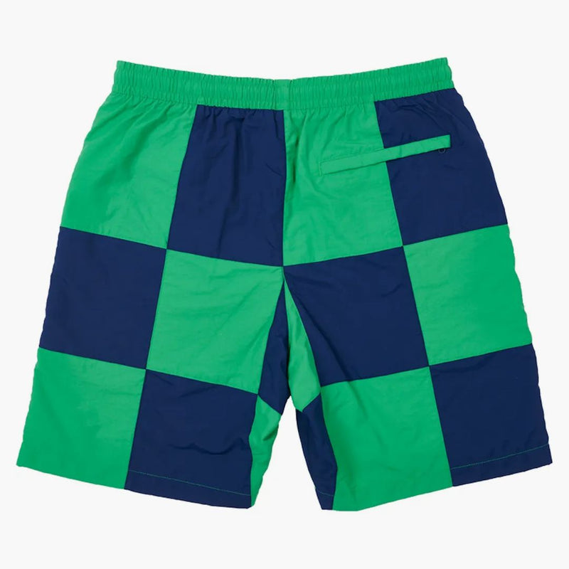 Palace Stitch Up Shell Shorts Green/blue