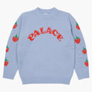 Palace Strawberry Knit Baby Blue