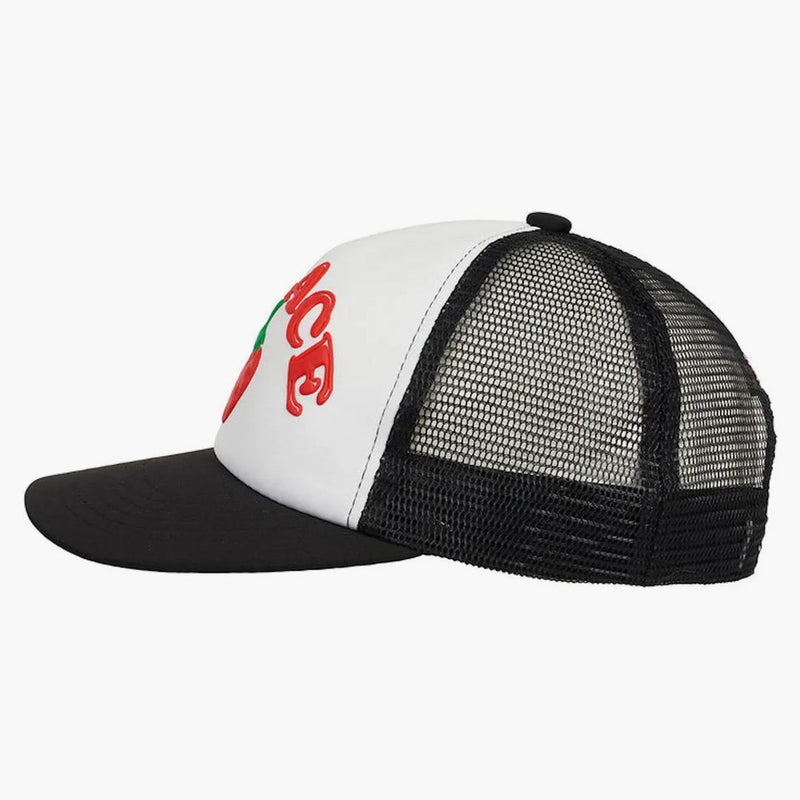 Palace Strawberry Trucker Hat Black