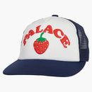 Palace Strawberry Trucker Hat Navy