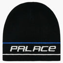 Palace Stripe Nein Cuff Beanie Black