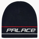 Palace Stripe Nein Cuff Beanie Navy
