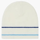 Palace Stripe Nein Cuff Beanie White