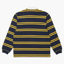 Palace Stripe Rugby Navy/Yellow