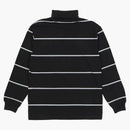 Palace Striped Turtleneck Black