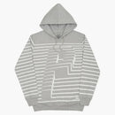 Palace Striper Hood Grey Marl