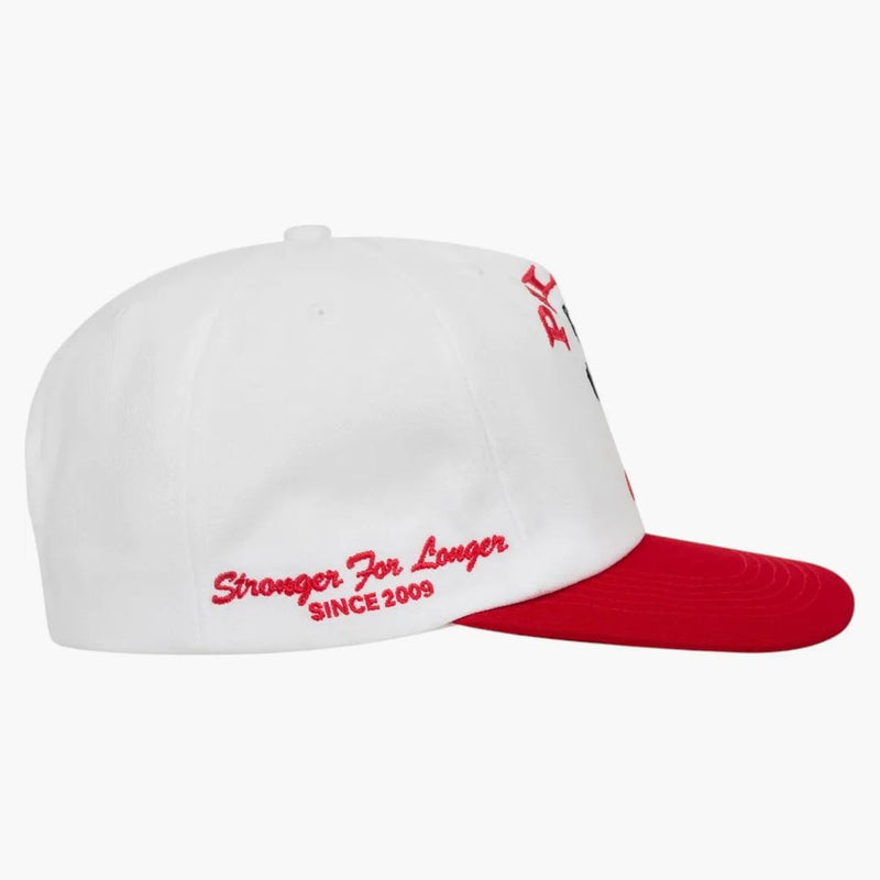 Palace Stronger For Longer Snapback White/red