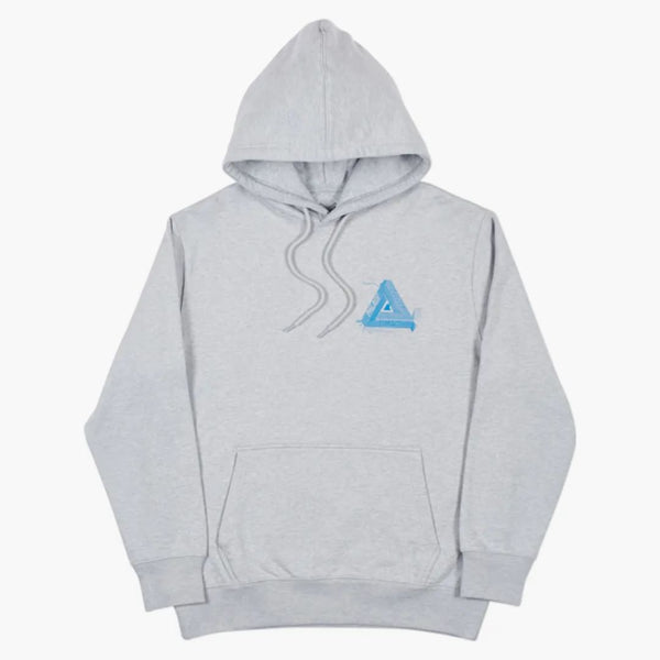 Palace Surkit Hood Grey Marl/Blue