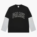 Palace Surprisingly Longsleeve Black/grey Marl