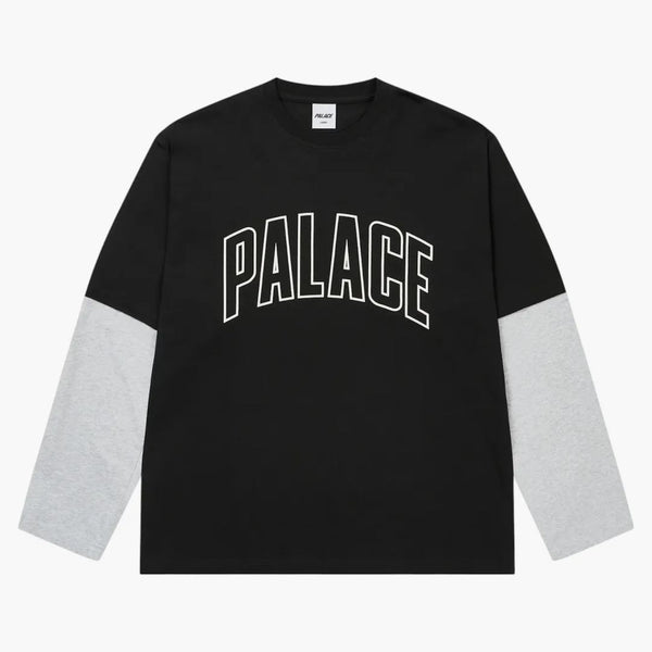 Palace Surprisingly Longsleeve Black/grey Marl