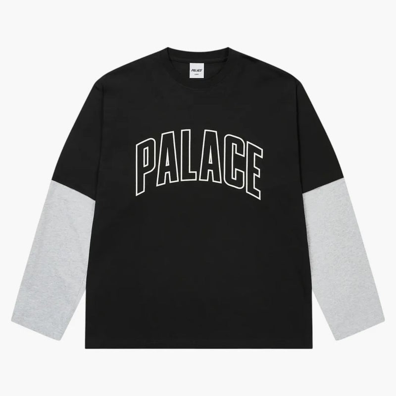 Palace Surprisingly Longsleeve Black/grey Marl