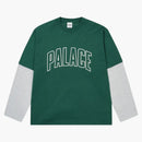 Palace Surprisingly Longsleeve Racey Green/grey Marl