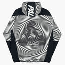Palace Swirl Hood Jacket Black/White