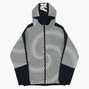 Palace Swirl Hood Jacket Black/White