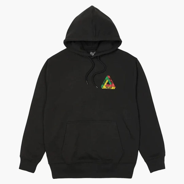 Palace Swirl Tri-Ferg Hood nero