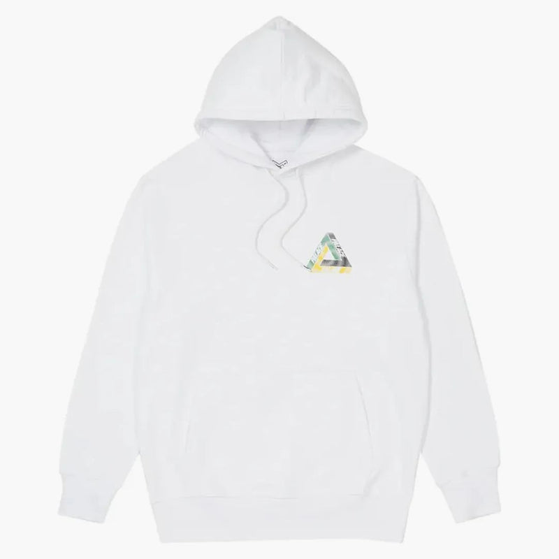 Palace Swirl Tri-Ferg Hood bianco