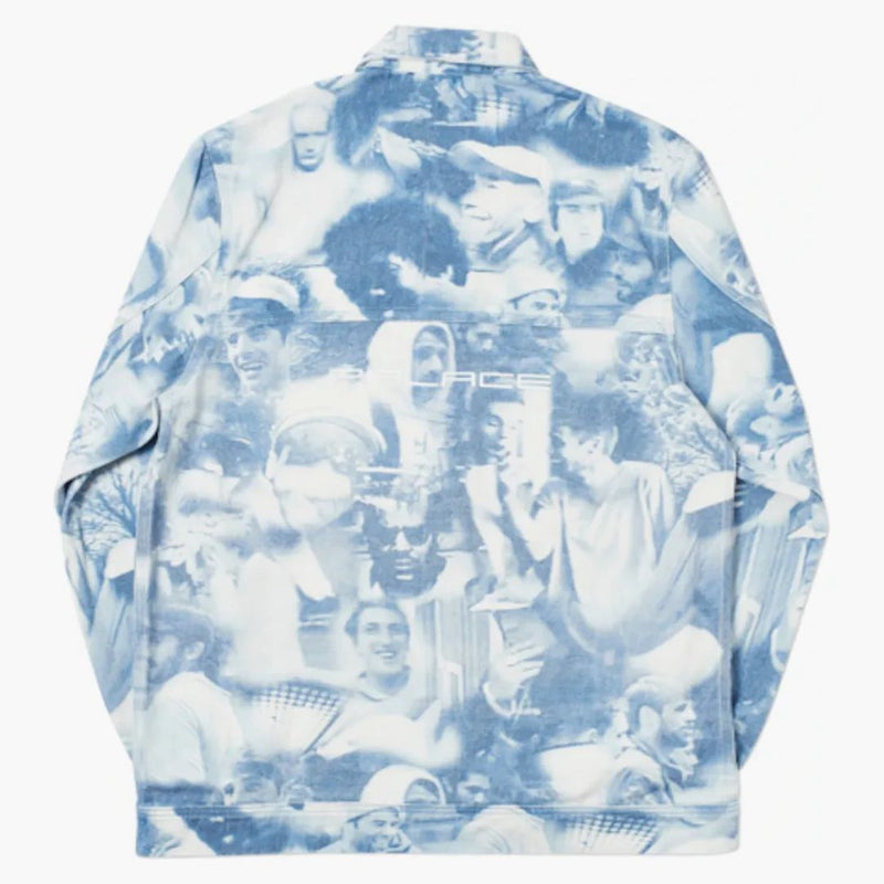 Palace Team Jacket White/navy