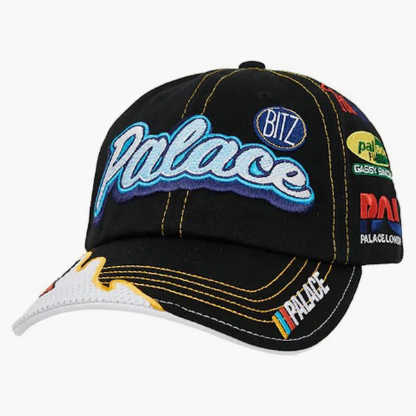 Palace Team Racing 6 Panel Black