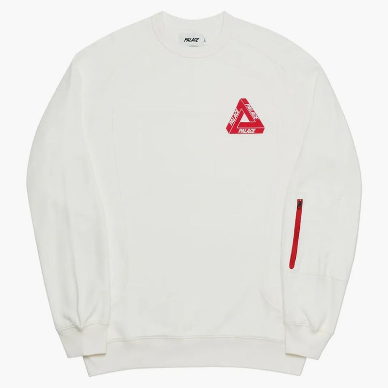 Palace Techie Ferg Crew White