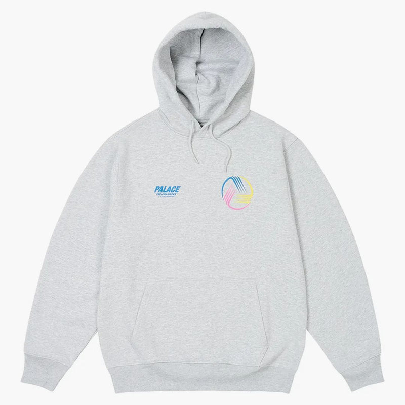 Palace Technologies Hood Grey Marl