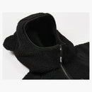 Giacca in pile di orsacchiotto palazzo nero