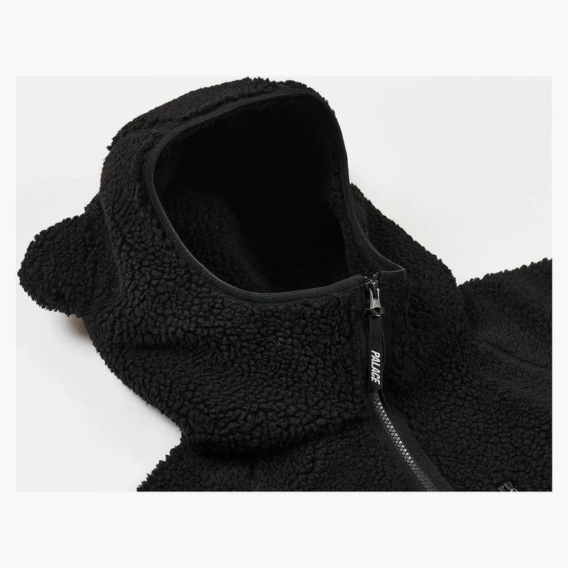 Palace Teddy Fleece Jacket Black