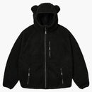 Giacca in pile di orsacchiotto palazzo nero