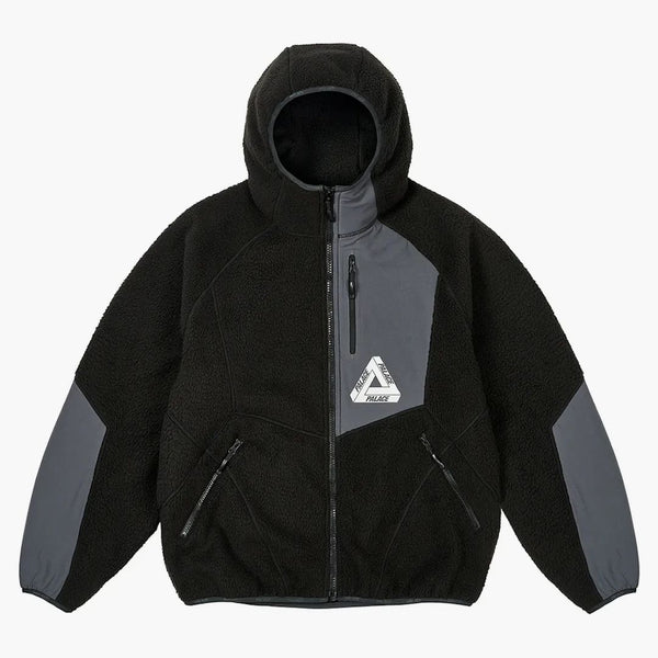 Palace Therma fleece jacka svart