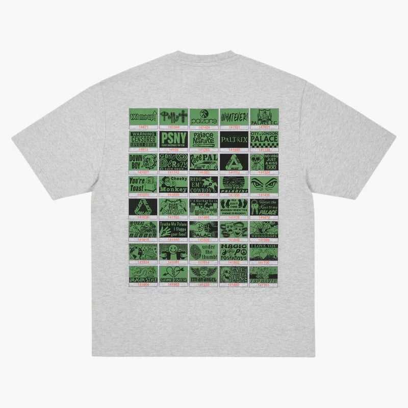 Palace Top Up T-shirt Grey Marl