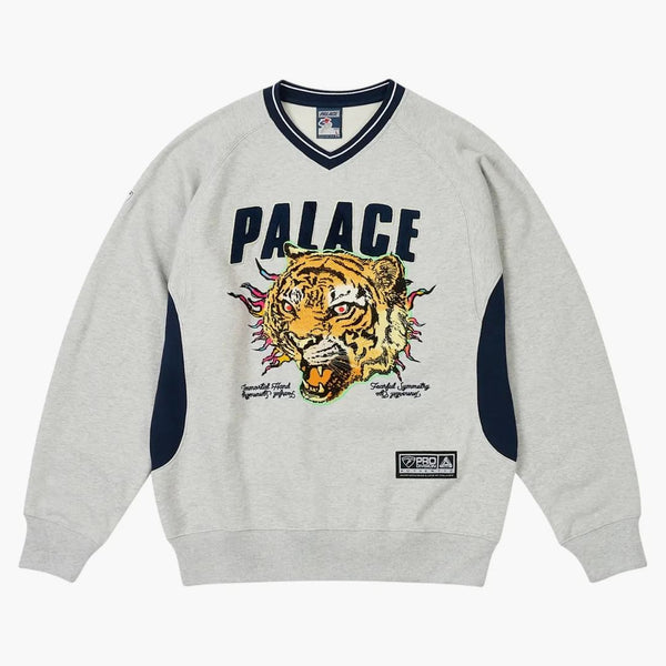 Palace Tora Crew Grey Marl