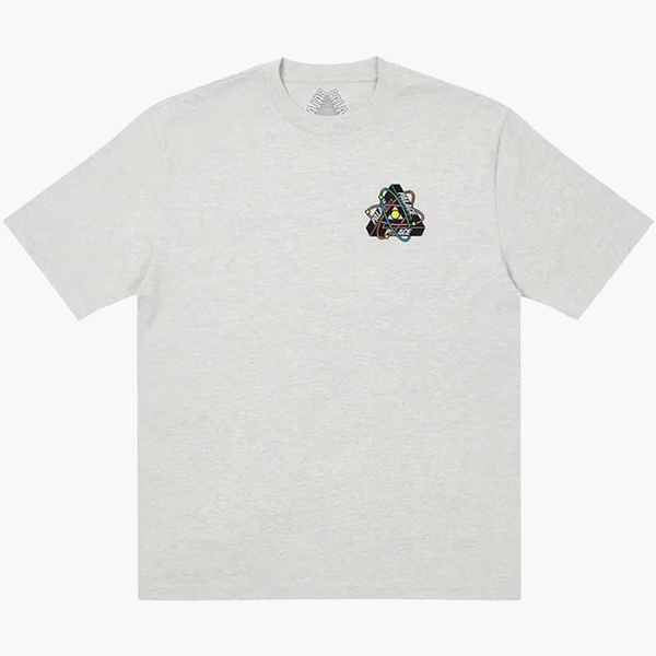 Palace Tri-Atom Tee Grey Marl