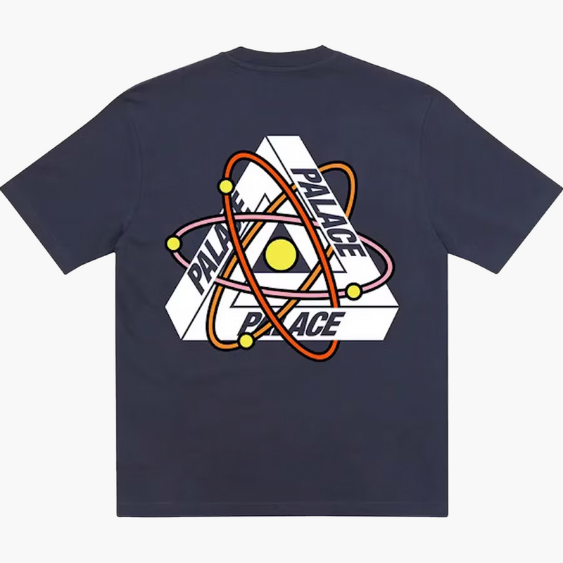 Palace Tri-Atom Tee Navy Rückseite