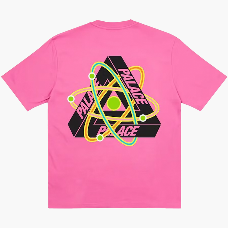 Palace Tri-Atom Tee Pink Rückseite