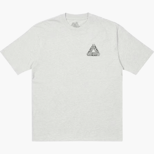 Palace Tri-Text Tee Grey Marl