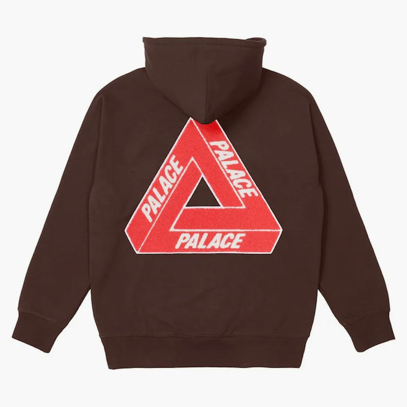 Palace Tri-Cheille Hood (FW21) Brown