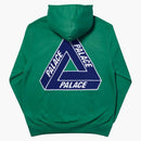Palace Tri-Cheille Hood Green