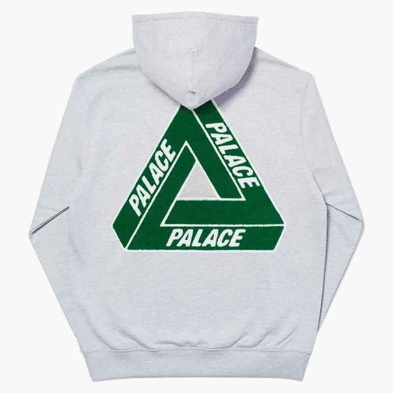 Palace Tri-Cheille Hood Grey Marl