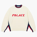 Palace Tri Color Knit White