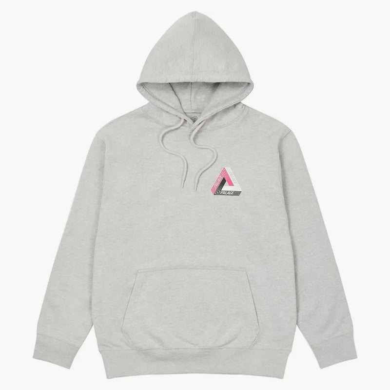 Palace Tri-dart Hood Grey Marl
