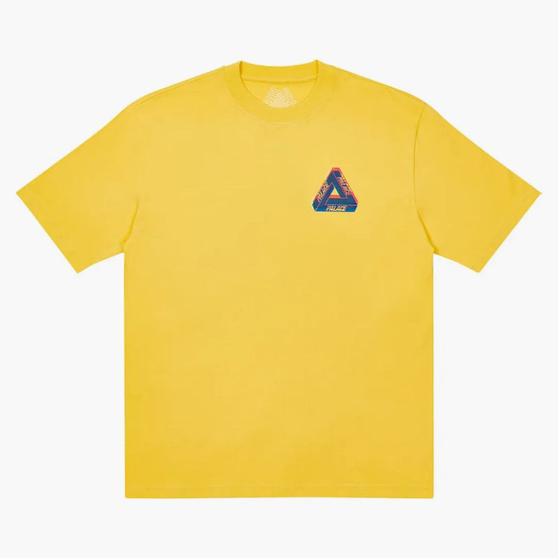 Palazzo Tri-Ferg T-shirt Blur Blur Giallo pallido
