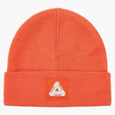 Palace tri-ferg patch beanie tiger orange